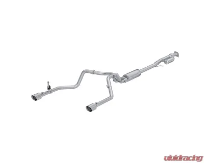 MBRP 3" T304 Stainless Steel Cat-Back 2.5" Dual Split Rear Exit Chevrolet Silverado 1500 2.7L 2019+ - S5021304