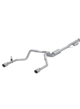 MBRP 3" Aluminized Steel Cat-Back 2.5" Dual Split Rear Exit Chevrolet Silverado 1500 2.7L 2019+                                     - S5021AL - Image 4