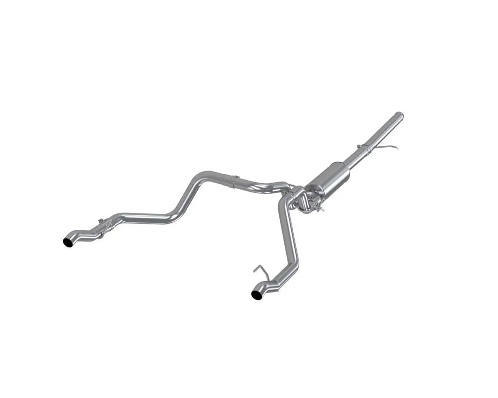 MBRP T409 Stainless Steel 2.5" Catback Dual Rear Chevrolet Silverado | GMC Sierra 1500 5.3L 2019-2025 - S5085409