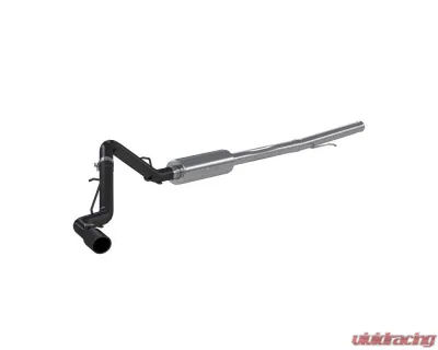 MBRP Black Coated 3" Catback Single Side Chevrolet Silverado | GMC Sierra 1500 2019-2025 - S5087BLK