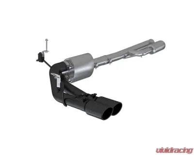 MBRP Black Coated 3" Catback Pre-Axle Dual Outlet Chevrolet Silverado | GMC Sierra 1500 2019-2025 - S5092BLK