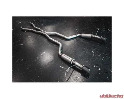 MBRP Armor Pro Stainless Steel 3 Inch Catback Exhaust Dual Rear Exit w/ Carbon Fiber Tips Dodge Durango SRT 6.4L 2018-2025 - S51053CF