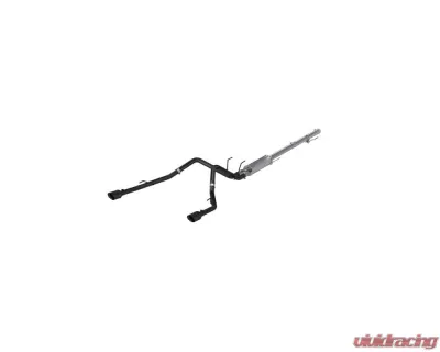 MBRP Black Coated 2.5" Catback Dual Split Rear Through Stock Bumper Ram 1500 5.7L 2009-2019 - S5146BLK