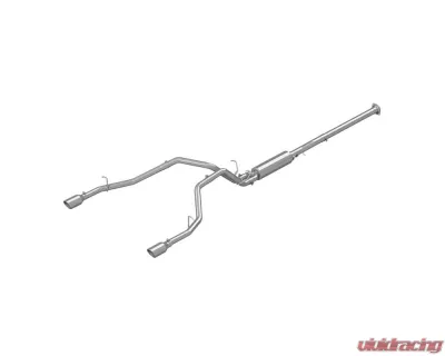 MBRP T304 Stainless Steel 2.5" Catback Dual Split Rear Ram 1500 5.7L 2019-2021 - S5152304