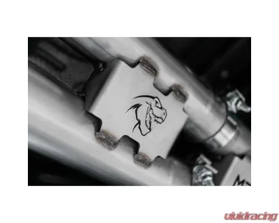 MBRP 3" Stainless Dual Split Rear Catback Exhaust System (Race Version) w/ Carbon Fiber Tips Ram TRX 2021-2024 - S51543CF