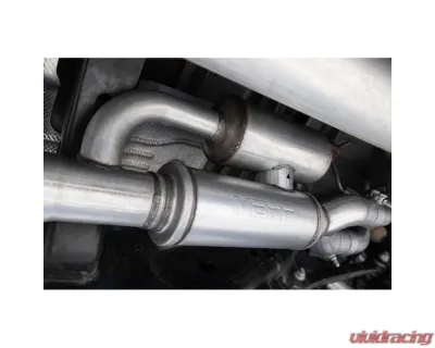 MBRP Exhaust 3in. Cat-Back. 2.5in. Dual Split Rear Exit. AL Ram 1500 3.0L SST, SO 2025-2025 - S5156AL