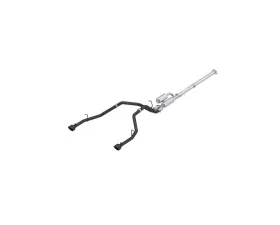 MBRP Exhaust 3in. Cat-Back. 2.5in. Dual Split Rear Exit. BLK Ram 1500 3.0L SST, SO 2025-2025