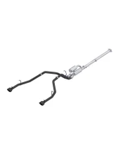 MBRP Exhaust 3in. Cat-Back. 2.5in. Dual Split Rear Exit. BLK Ram 1500 3.0L SST, SO 2025-2025                                     - S5156BLK - Image 4