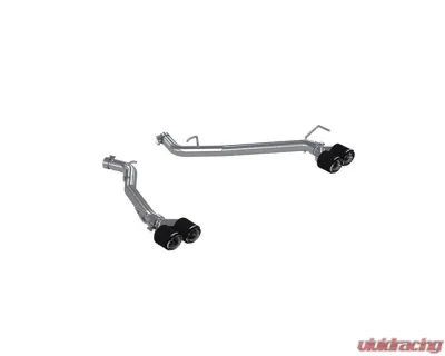 MBRP Axleback 2.5" Dual Rear Quad Carbon Fiber Tips Ford Explorer ST | Explorer Platinum | Lincoln Aviator 2020-2025 - S52033CF