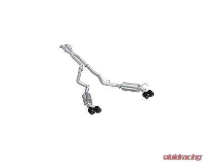 MBRP Catback 2.5" Dual Rear Quad Carbon Fiber Tips Ford Explorer ST | Explorer Platinum | Lincoln Aviator 2020-2025 - S52053CF