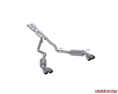 MBRP Aluminized Steel Catback 2.5" Dual Rear Quad Tips Ford Explorer ST | Explorer Platinum | Lincoln Aviator 2020-2025 - S5205AL