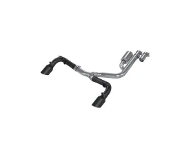 MBRP Black Coated Aluminized Steel Dual Split Rear 2.5