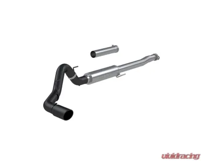 MBRP Black Coated Aluminized Steel 4" Single Side Catback Exhaust System (Race Version) Ford F-150 2021-2025 - S5209BLK