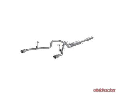 MBRP Aluminized Steel 3" Catback 2.5" Dual Split Rear Exhaust System Ford F-150 2021-2025 - S5215AL