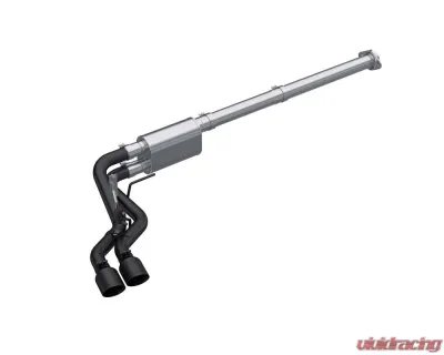 MBRP Black Coated 2.5" Dual Pre-Axle Race Profile 3" Catback Ford F-150 Ecoboost 2021-2025 - S5217BLK