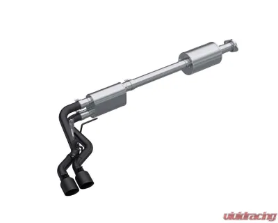 MBRP Black Coated 2.5" Dual Pre-Axle Street Profile 3" Catback Ford F-150 Ecoboost 2021-2025 - S5219BLK