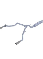 MBRP Aluminized Steel 3" Catback Dual Split Rear Exit Installer Series Ford Ranger Ecoboost 2.3L 2019-2021                                     - S5223AL - Image 4
