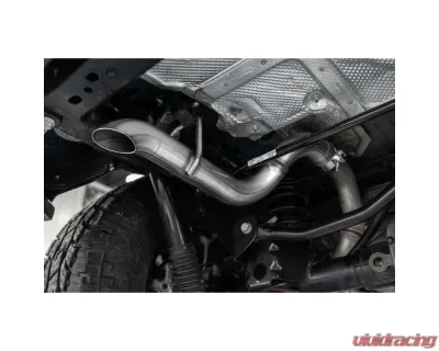 MBRP T409 Stainless Steel 2.5" Axle Back Exhaust Pipe Single Rear Muffler Bypass Jeep Wrangler JL 2/4DR 2018-2025 - S5527409