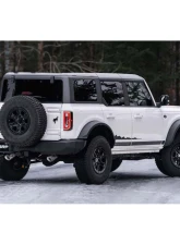 MBRP Aluminized Steel 2.5" Dual Split Rear Exit 3" Catback Ford Bronco 2021-2025                                     - S5241AL - Image 2
