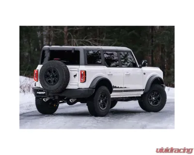 MBRP Aluminized Steel 2.5" Dual Split Rear Exit 3" Catback Ford Bronco 2021-2025 - S5241AL