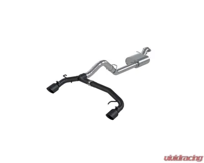 MBRP Black-Coated Aluminized Steel 2.5" Dual Split Rear Exit 3" Catback Ford Bronco 2021-2025 - S5241BLK