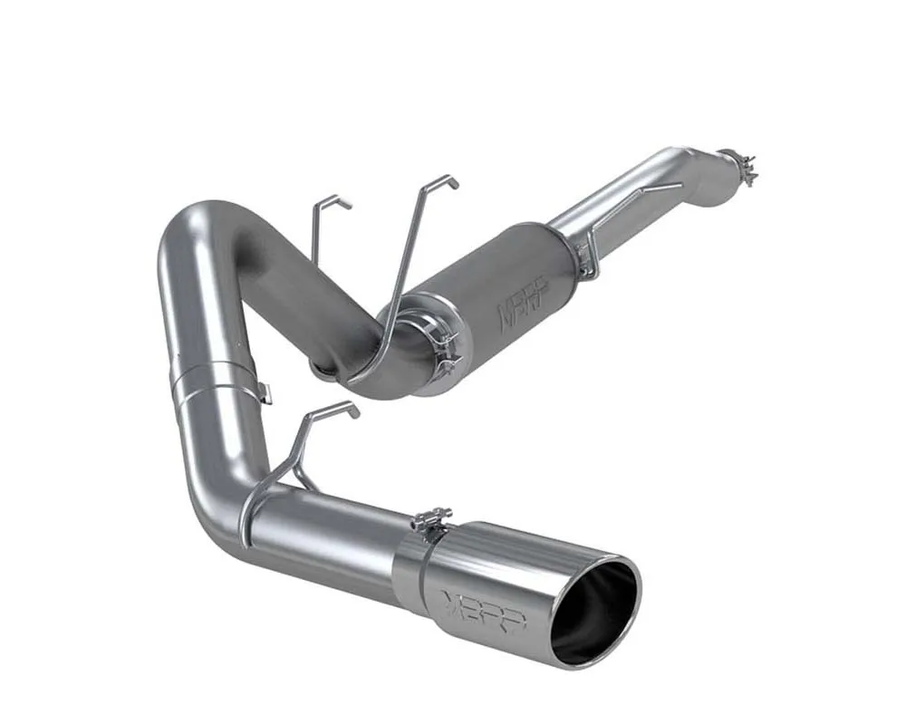 MBRP Aluminized Steel Ford 4" Exhaust Resonator Back Single Side Installer Series Ford F250 | F350 2017-2021 - S5247AL