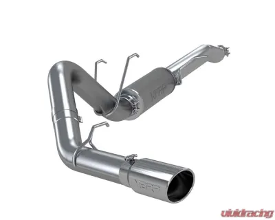 MBRP Aluminized Steel Ford 4" Exhaust Resonator Back Single Side Installer Series Ford F250 | F350 2017-2021 - S5247AL