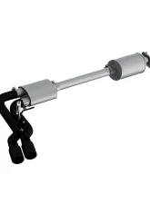 MBRP Black Coated Street Version 3" Catback Pre-Axle Dual Outlet Ford F-150 2015-2020                                     - S5262BLK - Image 4