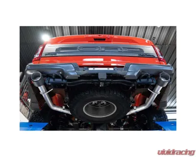 MBRP Axleback Dual Rear Exit T304 Performance Exhaust System Ford F-150 Raptor EcoBoost 2021-2025 - S52663CF