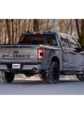 MBRP Black-Coated Aluminized Steel 3 Inch Cat-Back Dual Rear Exit Armor BLK Series Ford F-150 Tremor 2021-2025                                     - S5268BLK - Image 2