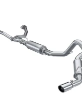 MBRP Aluminized Steel 2.5" Dual Catback 3" Single Side Exit Toyota Tundra 2022-2024                                     - S5301AL - Image 4