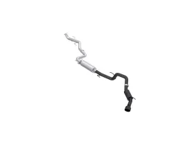MBRP Exhaust 3in. Cat-Back, Single Side Exit with Tip, BLK. Toyota Tacoma 2.4L (Excl. Leaf Spring Trucks) 2024-2024