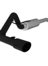 MBRP Black Coated 3" Catback Single Side Exit Black Series Toyota Tacoma 3.5L 2016-2021                                     - S5338BLK - Image 4