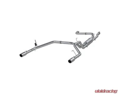 MBRP T409 Stainless Steel 2.5" Catback Dual Split Rear Nissan Titan 5.6L 2004-2015 - S5402409