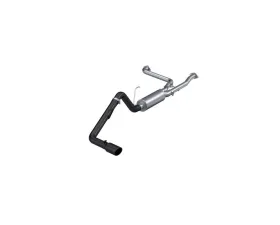 MBRP Black-Coated Aluminized Steel 2.5 Inch Cat-Back 3 Inch Single Rear Exit Armor BLK Series Nissan Frontier 3.8L 2022+