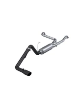 MBRP Black-Coated Aluminized Steel 2.5 Inch Cat-Back 3 Inch Single Rear Exit Armor BLK Series Nissan Frontier 3.8L 2022+                                     - S5407BLK - Image 4