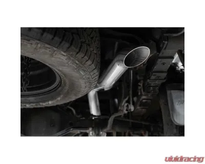 MBRP Turn Down Aluminized Steel 2.5 Inch Cat-Back 3 Inch Single High Clearance Rear Exit Armor Lite Series Nissan Frontier 3.8L 2022+ - S5409AL