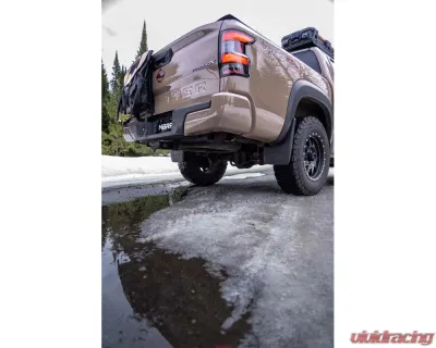 MBRP Turn Down Aluminized Steel 2.5 Inch Cat-Back 3 Inch Single High Clearance Rear Exit Armor Lite Series Nissan Frontier 3.8L 2022+ - S5409AL
