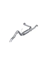 MBRP Turn Down Aluminized Steel 2.5 Inch Cat-Back 3 Inch Single High Clearance Rear Exit Armor Lite Series Nissan Frontier 3.8L 2022+                                     - S5409AL - Image 4