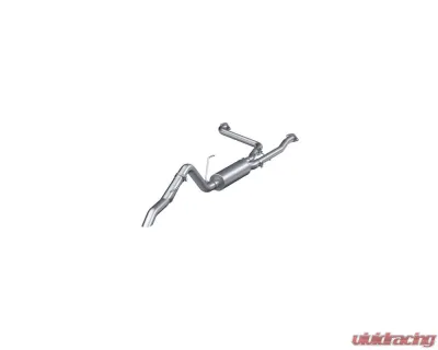 MBRP Turn Down Aluminized Steel 2.5 Inch Cat-Back 3 Inch Single High Clearance Rear Exit Armor Lite Series Nissan Frontier 3.8L 2022+ - S5409AL