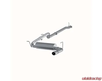 MBRP Aluminized Steel 2.5" Catback Single Rear Exit Jeep Wrangler Rubicon JK 3.6L 2/4 Door 2012-2018 - S5526AL