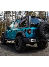 MBRP T409 Stainless Steel 2.5" Axle Back Exhaust Pipe Single Rear Muffler Bypass Jeep Wrangler JL 2/4DR 2018-2025                                     - S5527409 - Image 2