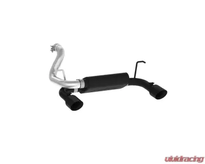 MBRP Black Coated 2.5" Axle Back Dual Rear Exit Black Series Jeep Wrangler JL 2/4 DR 3.6L 2018-2025 - S5529BLK