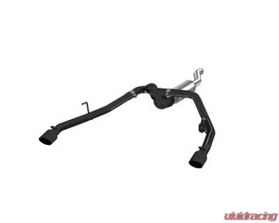 MBRP Black Coated 2.5" Catback Dual Rear Exit Black Series Jeep Gladiator 3.6L 2020-2021 - S5538BLK