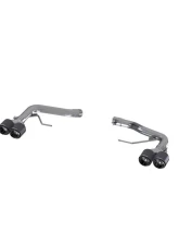 MBRP T304 Stainless Steel 2.5" Axle Back Dual Split Rear Bypass Pro Series w/ Carbon Fiber Tips Porsche Macan 2014-2021                                     - S56023CF - Image 2