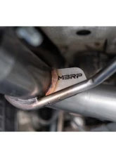 MBRP T304 Stainless Steel 2.5" Axle Back Dual Split Rear Bypass Pro Series w/ Carbon Fiber Tips Porsche Macan 2014-2021                                     - S56023CF - Image 2