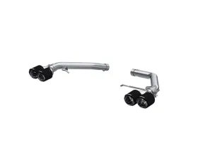 MBRP Armor Pro Series Dual Rear Exit Axle Back w/ Quad Carbon Fiber Tips Audi SQ5 2014-2017