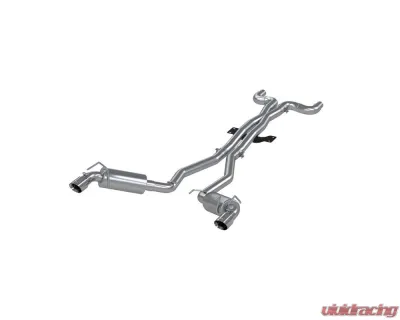 MBRP T409 Stainless Steel 3" Dual Catback w/ Round Tips Chevrolet Camaro V8 6.2L 6 Speed 2010-2015 - S7018409