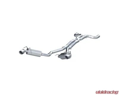 MBRP T409 Stainless Steel 3" Dual Catback w/ Round Tips Chevrolet Camaro V6 3.6L 2010-2015 - S7020409