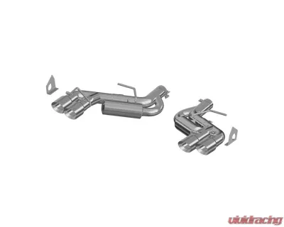 MBRP Aluminized Steel 3" Dual Axle Back Quad Tips Chevrolet Camaro SS | Camaro ZL1 2016-2020 - S7036AL